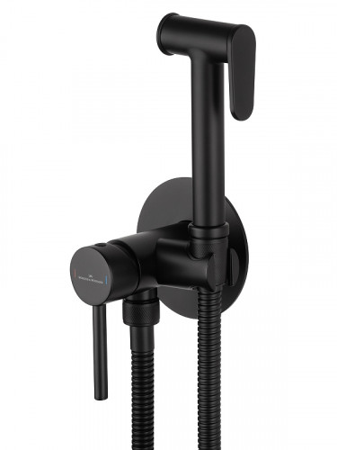 Гигиенический душ со смесителем Wonzon &amp; Woghand Stick WW-88829902-MB цвет Черный матовый