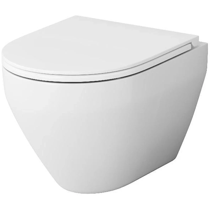 Унитаз AM.PM Spirit V2.0 FlashClean CK70H1003W подвесной с гигиеническим душем и ершиком с сиденьем Микролифт фарфор подвесной