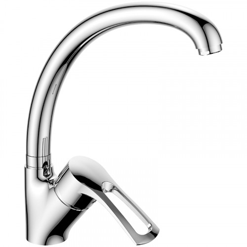 Смеситель для кухни Rossinka T40-23 Хром латунь