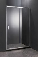 Душевая дверь в нишу Orange E02-160TCR 160 профиль Хром стекло прозрачное