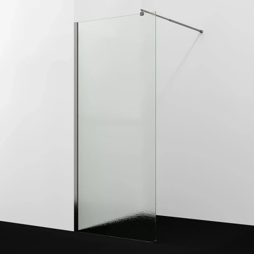 Душевая перегородка WasserKRAFT Rur 120 30W40GR-TXG профиль Графит стекло текстурное