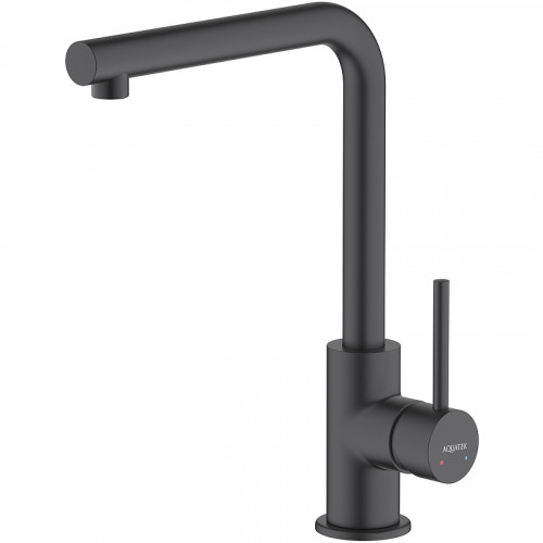 Смеситель для кухни Aquatek Европа AQ1380MB Черный матовый латунь