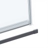 Душевой уголок Vincea Como Soft 120x90 VSR-1CS9012CLGM профиль Вороненая сталь стекло прозрачное