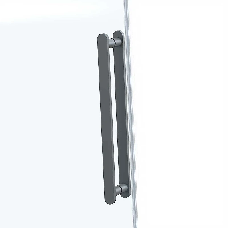 Душевой уголок Vincea Como Soft 120x90 VSR-1CS9012CLGM профиль Вороненая сталь стекло прозрачное