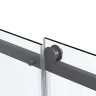 Душевой уголок Vincea Como Soft 120x90 VSR-1CS9012CLGM профиль Вороненая сталь стекло прозрачное
