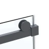 Душевой уголок Vincea Como Soft 120x90 VSR-1CS9012CLGM профиль Вороненая сталь стекло прозрачное