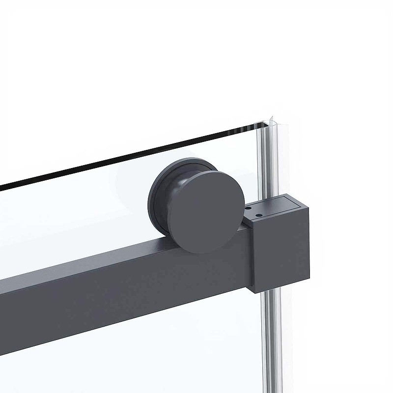Душевой уголок Vincea Como Soft 120x90 VSR-1CS9012CLGM профиль Вороненая сталь стекло прозрачное