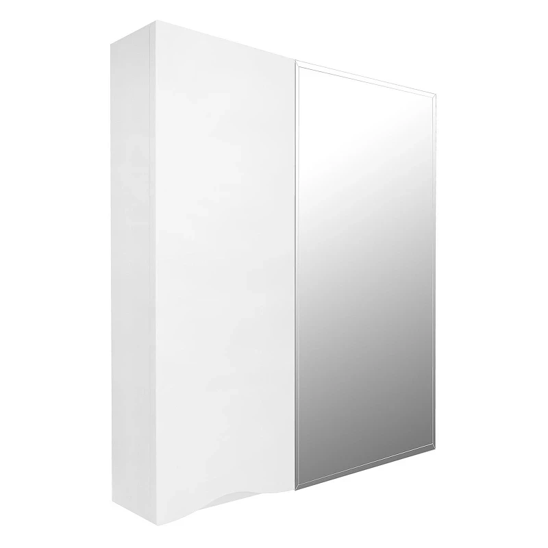 Зеркало со шкафом Loranto Santorini 60 L CS00086967 цвет Белый глянцевый