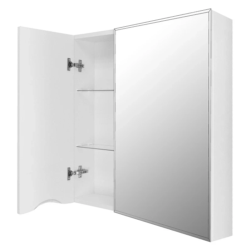 Зеркало со шкафом Loranto Santorini 60 L CS00086967 цвет Белый глянцевый