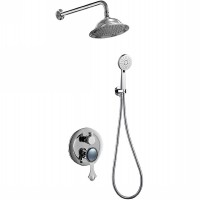 Душевая система Bronze de Luxe Yasmina NT800/B03-2 Хром латунь встраиваемый