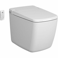 Унитаз биде Vitra V-Care Prime 7232B403-6217 приставной с сиденьем Микролифт фарфор приставной
