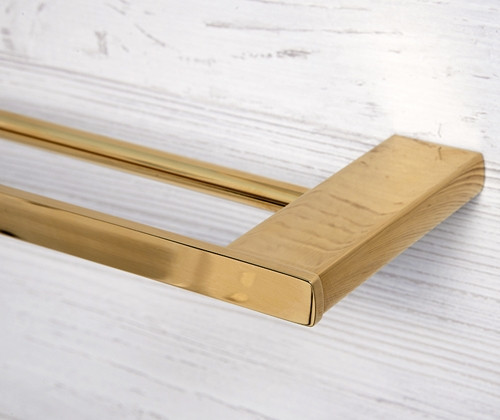 Полотенцедержатель WasserKRAFT Sauer K-7940 двойной Золото