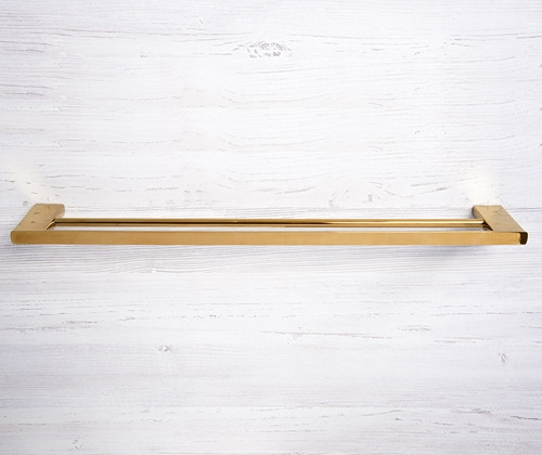 Полотенцедержатель WasserKRAFT Sauer K-7940 двойной Золото