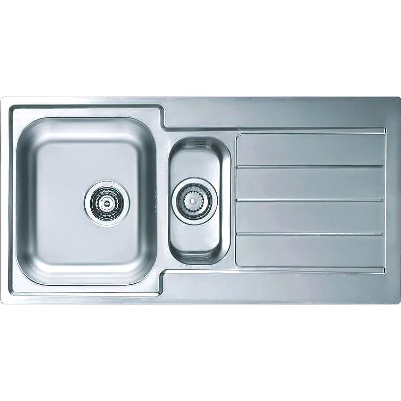 Кухонная мойка Alveus Line Maxim 10 SAT-90 980x500 1089610 Сатинированная сталь нержавеющая сталь встраиваемый
