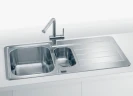 Кухонная мойка Alveus Line Maxim 10 SAT-90 980x500 1089610 Сатинированная сталь нержавеющая сталь встраиваемый