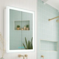 Зеркальный шкаф Alavann Rita 60 R ALV0289003 с подсветкой цвет Белый