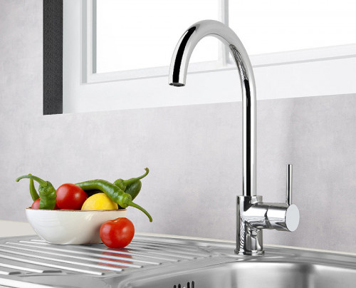 Смеситель для кухни Vitra Minimax S A42091EXP Хром латунь