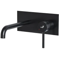 Смеситель для раковины RGW Shower Panels SP-45-11B 51140545-04 Черный матовый латунь встраиваемый