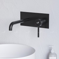 Смеситель для раковины RGW Shower Panels SP-45-11B 51140545-04 Черный матовый латунь встраиваемый