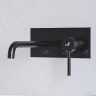 Смеситель для раковины RGW Shower Panels SP-45-11B 51140545-04 Черный матовый латунь встраиваемый