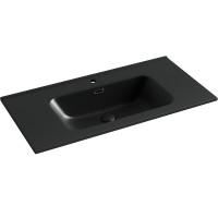 Раковина Ceramicanova Element 90 CN7002MB Черная матовая фарфор полувстраиваемая