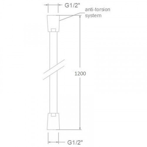 Душевой шланг Ramonsoler Accesorios 1121NC Никель брашированный