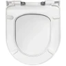 Комплект унитаза Berges Ego XL Rimless с инсталляцией Atom Line 043370 с сиденьем Микролифт и Черной SoftTouch Хром глянцевый клавишей смыва фарфор подвесной
