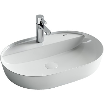 Раковина Ceramicanova Modo 61 CN2004 Белая фаянс накладная