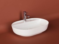 Раковина Ceramicanova Modo 61 CN2004 Белая фаянс накладная