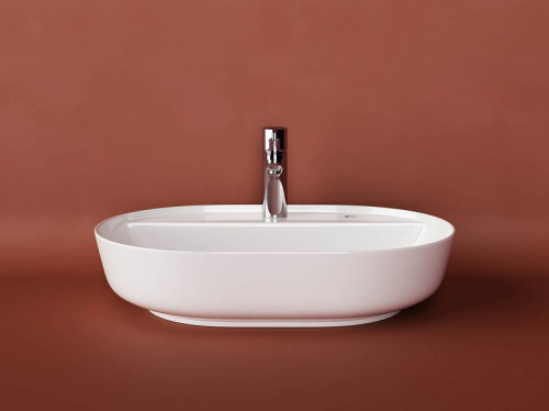 Раковина Ceramicanova Modo 61 CN2004 Белая фаянс накладная
