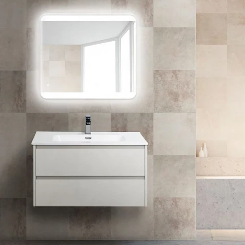 Тумба под раковину BelBagno Kraft 90 KRAFT-900-2C-SO-BO подвесная Bianco Opaco МДФ / ЛДСП