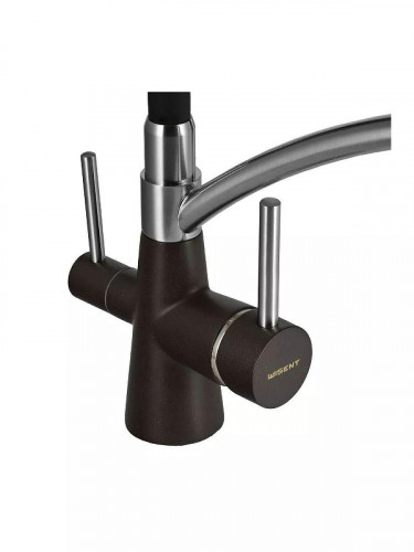 Смеситель для кухни Wisent W4855-27-2 цвет Кофе