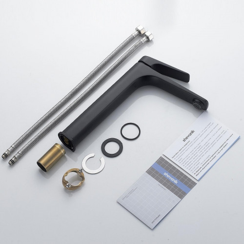 Смеситель для раковины Shevanik S4211H цвет Черный