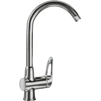 Смеситель для кухни Ulgran Classic U-006 Хром латунь