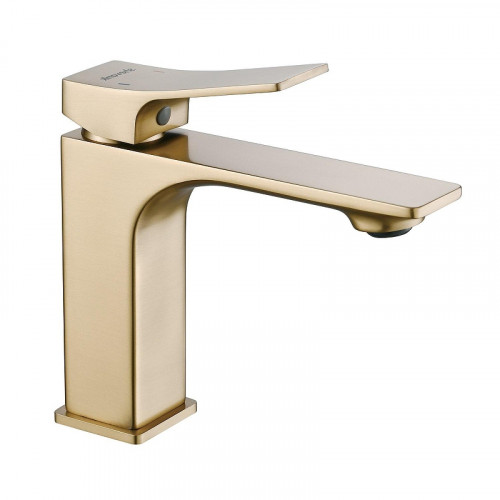 Смеситель для раковины Shevanik S6101G цвет Золотой сатин