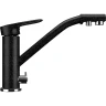 Смеситель для кухни Ulgran Classic U-010-308 Черный латунь