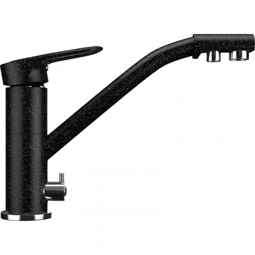 Смеситель для кухни Ulgran Classic U-010-308 Черный латунь