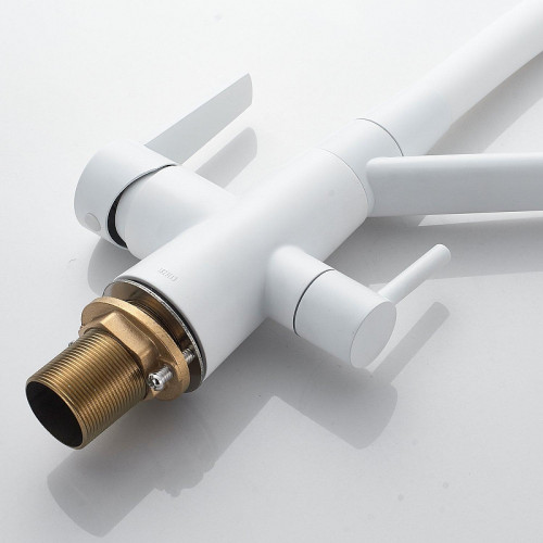 Смеситель для кухни Shevanik S968C цвет Белый