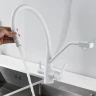 Смеситель для кухни Shevanik S968C цвет Белый