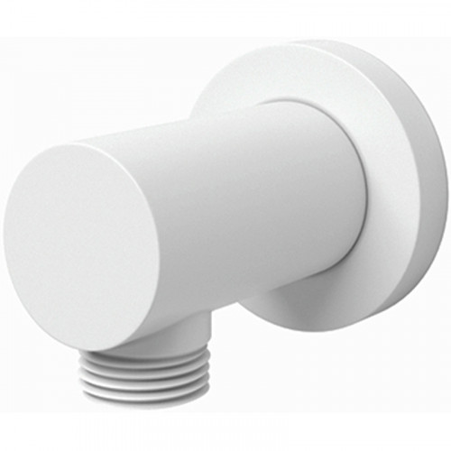 Шланговое подключение WasserKRAFT Mindel A147 Белое матовое латунь на стену