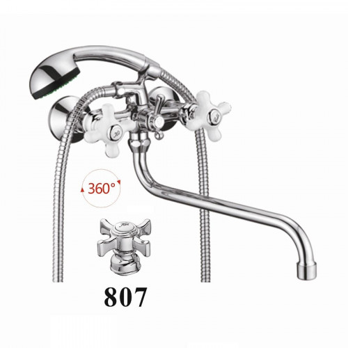 Смеситель для ванны D-Lin D145807 универсальный цвет  Хром