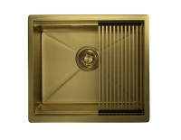 Кухонная мойка Granula Kitchen Space 50 5045U цвет Золото сатин