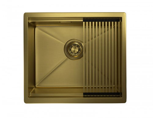Кухонная мойка Granula Kitchen Space 50 5045U цвет Золото сатин