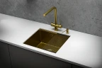 Кухонная мойка Granula Kitchen Space 50 5045U цвет Золото сатин