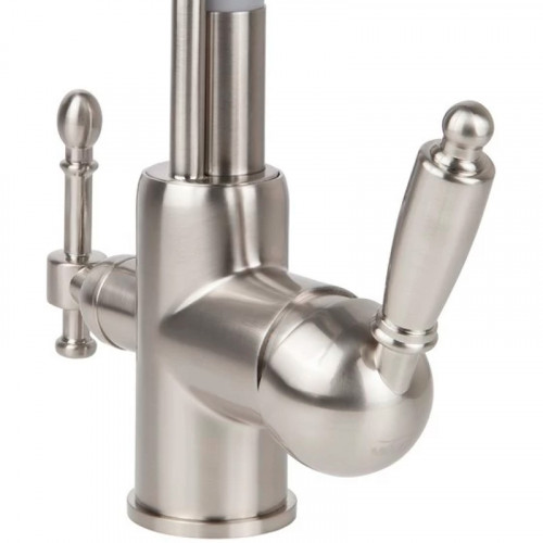 Смеситель для кухни Viko V-5618 Серебро Серый латунь