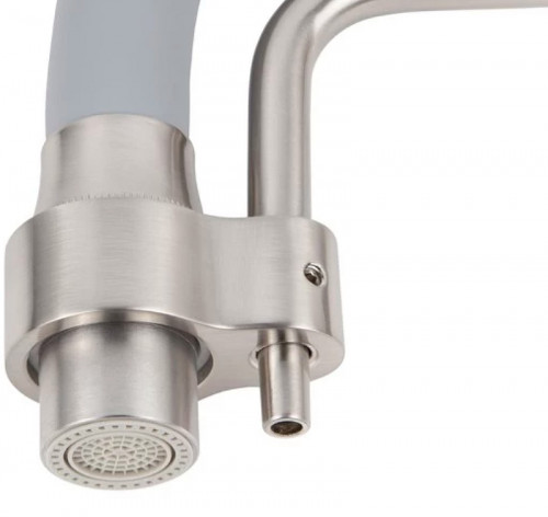 Смеситель для кухни Viko V-5618 Серебро Серый латунь