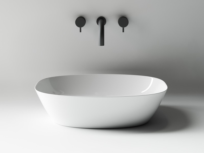 Раковина-чаша Ceramicanova Element 50 CN5005 Белая фаянс накладная