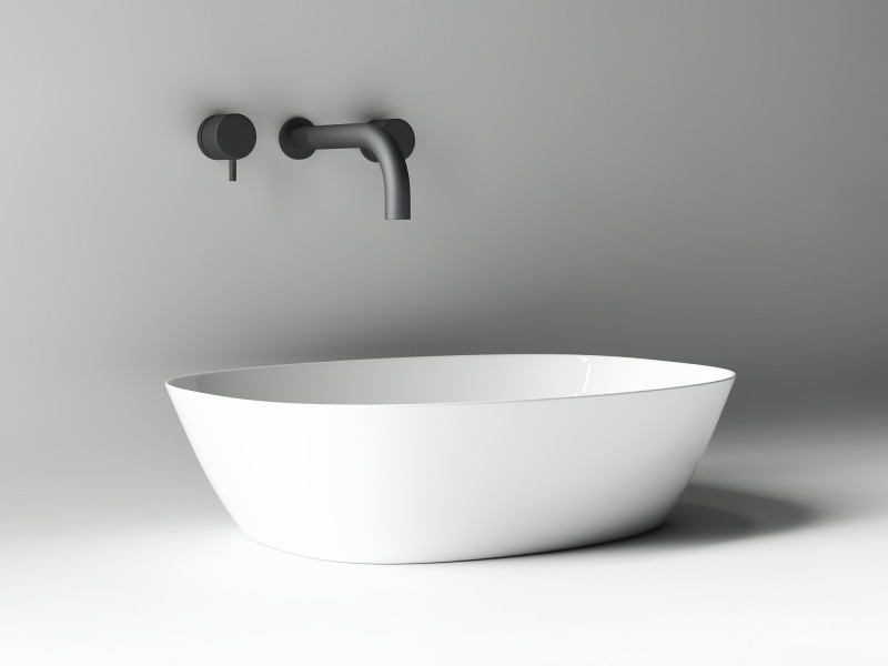 Раковина-чаша Ceramicanova Element 50 CN5005 Белая фаянс накладная