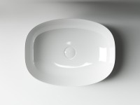 Раковина-чаша Ceramicanova Element 50 CN5005 Белая фаянс накладная