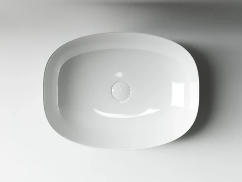 Раковина-чаша Ceramicanova Element 50 CN5005 Белая фаянс накладная